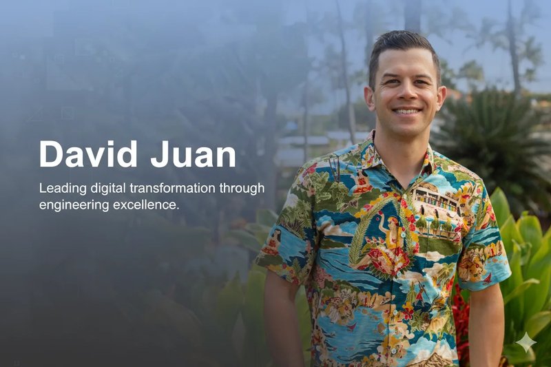 David Juan — engineering leader outdoors